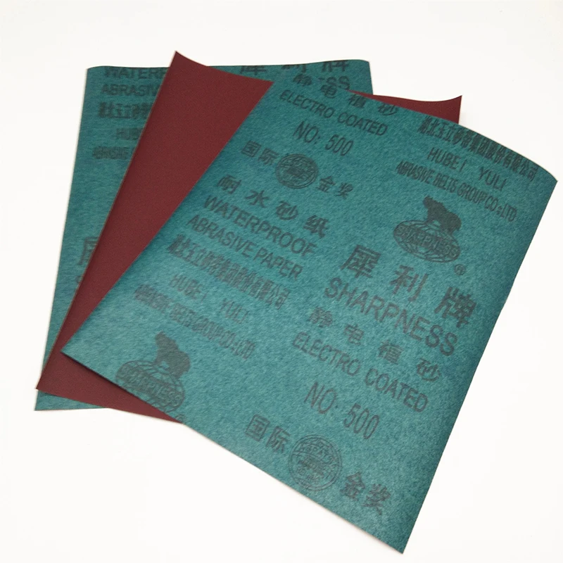 hot sale sand paper abrasive water sandpaper 9*11inch #60-#2000 sandpaper abrasive Metal automotive wood craft polishing grit