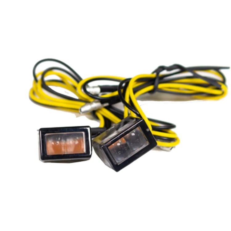 12 V LED Light Motorcycle Turn Signals Indicator Blinker Light Mini Turn Signal Indicator Universal