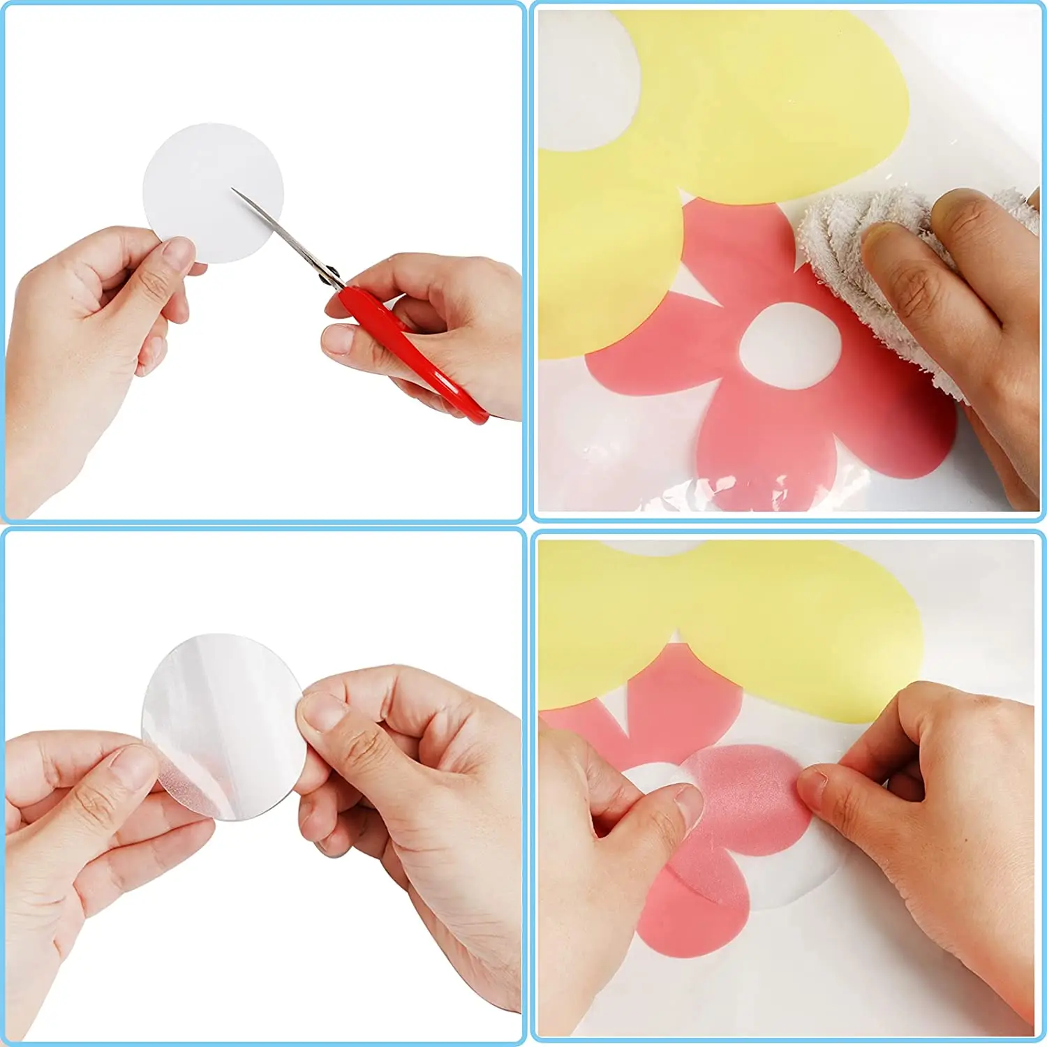 Self-Adhesive Pool Repair Patch Vinyl Plastic Repair Patches Kit for Swimming Pools Inflatable Boats Products