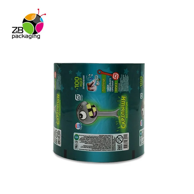 food grade customized design laminated material print on packaging bag potato chips package aluminum roll film
