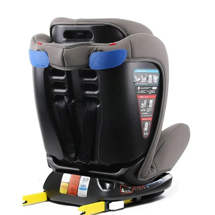 Wholesales 360 Swivel  0 - 36kg Black Children Baby Safety Car Seat with Isofix Interface