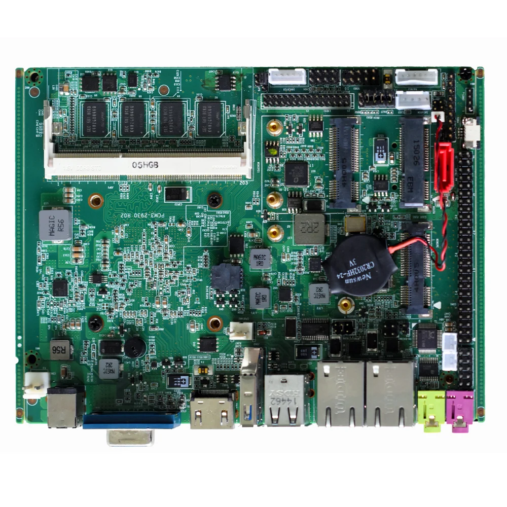 Industrial Mainboard 4Gb ram Celeron N2930 J1900 Quad Core CPU Fanless Motherboard 2xmini PCIe 2xLAN RJ45 Gigabit Ethernet