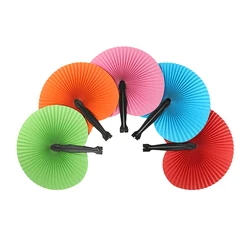 2019 Mini Folding Chinese Paper Fan - Wedding Favour Round Paper Fan