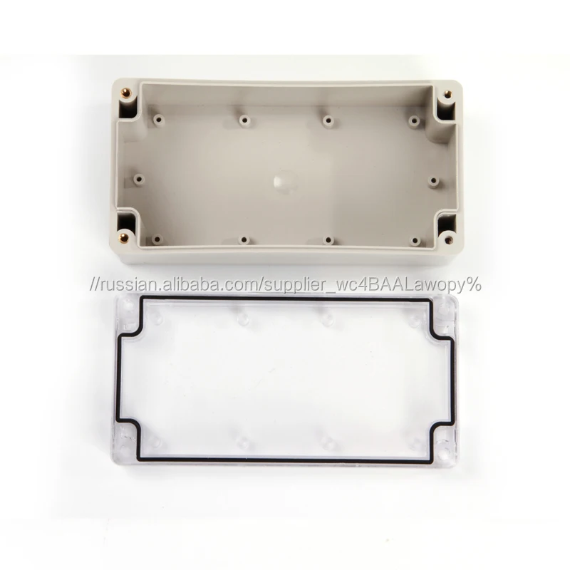 OEM ODM ABS PC 80*160*55MM Small Plastic Transparent Enclosure IP67