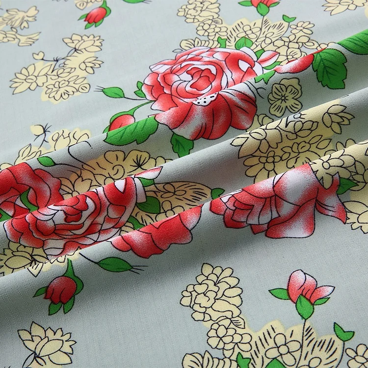 
high quality jacquard 100% polyester dobby lining fabric flower woven print fabric 