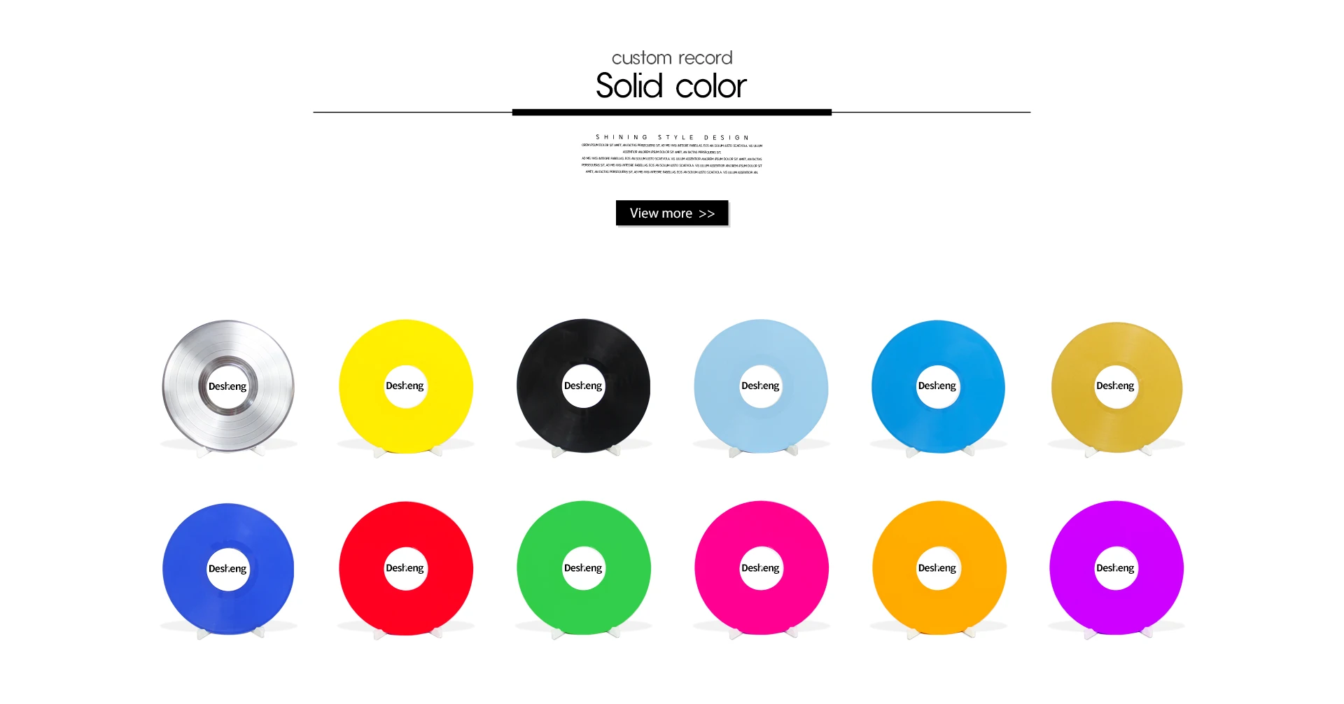 OEM-Сервис дублирование виниловых записей музыка индивидуальный дизайн