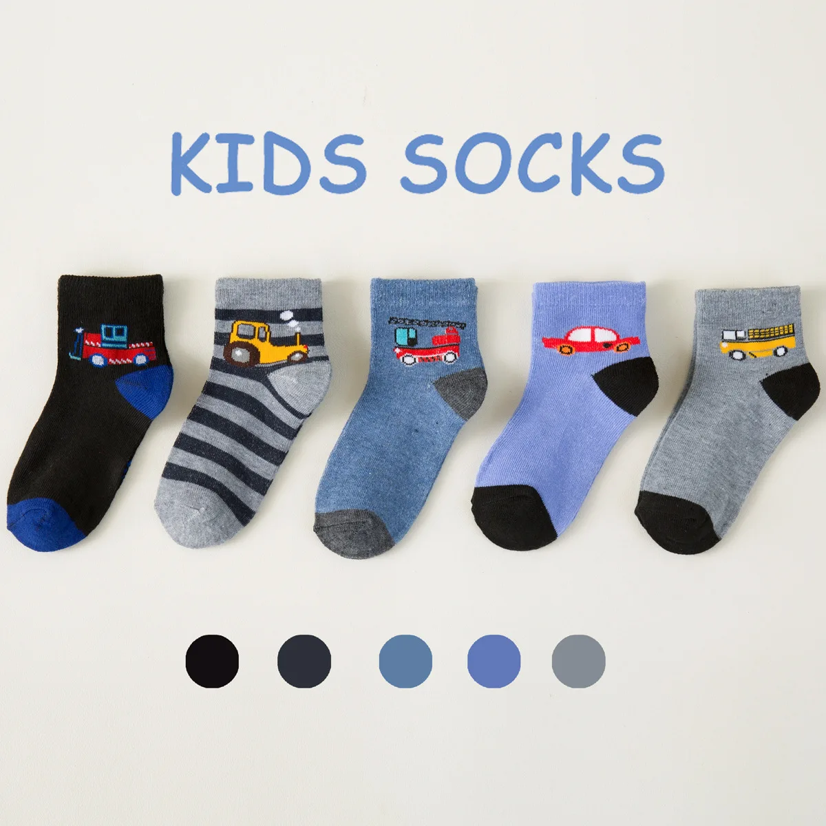 Новые детские мини-носки с героями мультфильмов, хлопковые носки средней длины