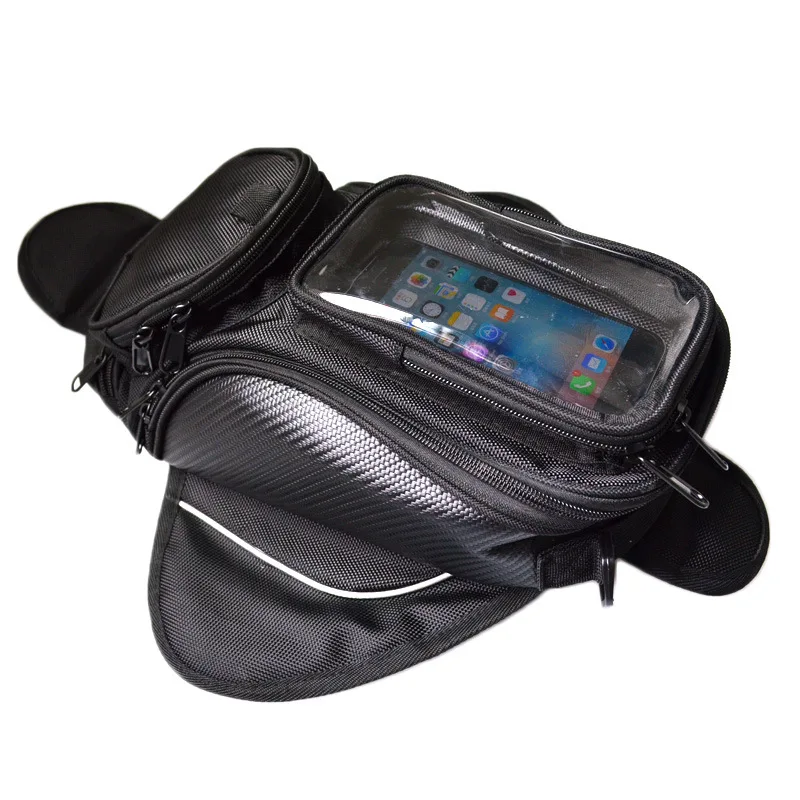 Motorcycle Gas Oil Fuel Tank Magnetic Bag with Transparent Window