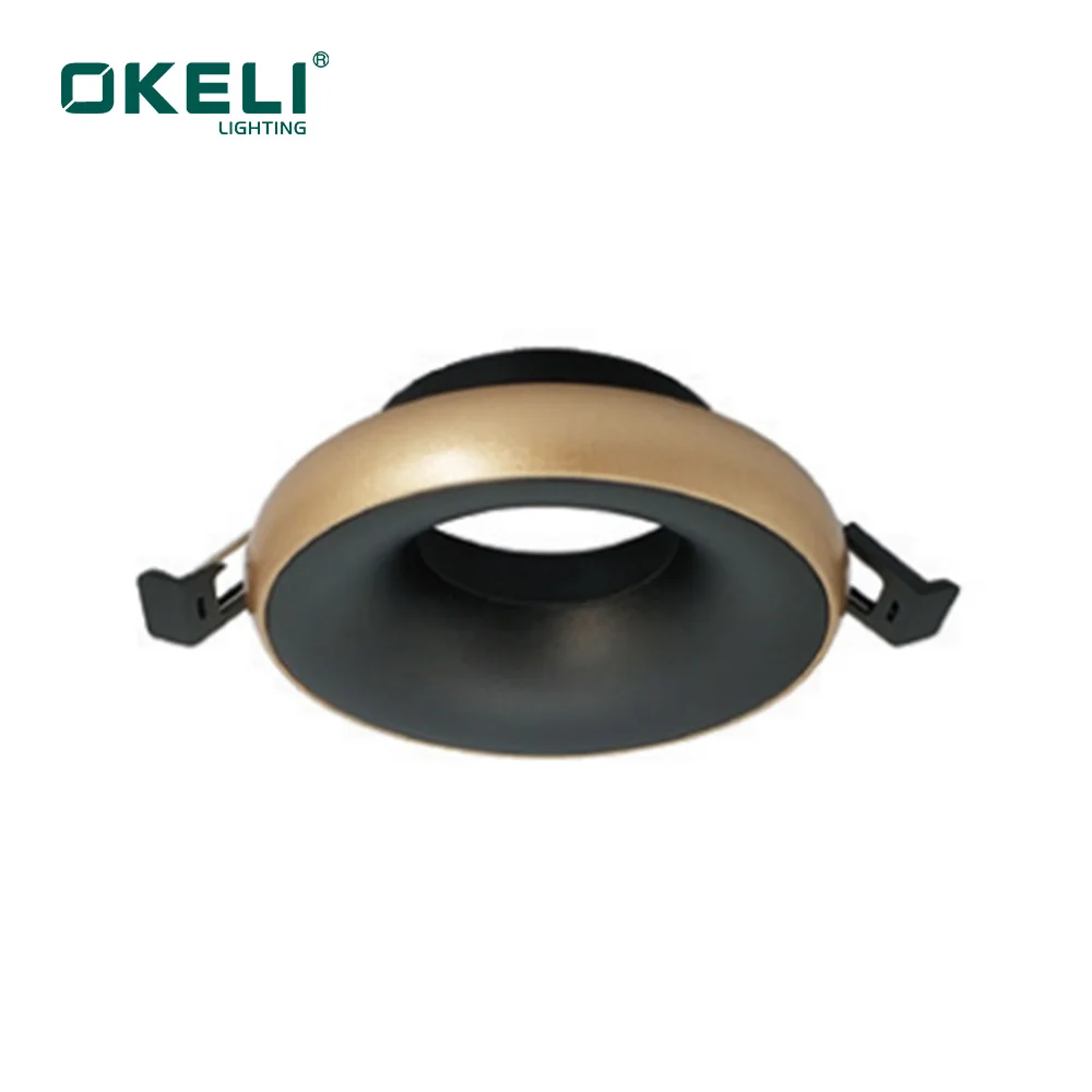 Recessed Gu10 Spotlight Black Gold