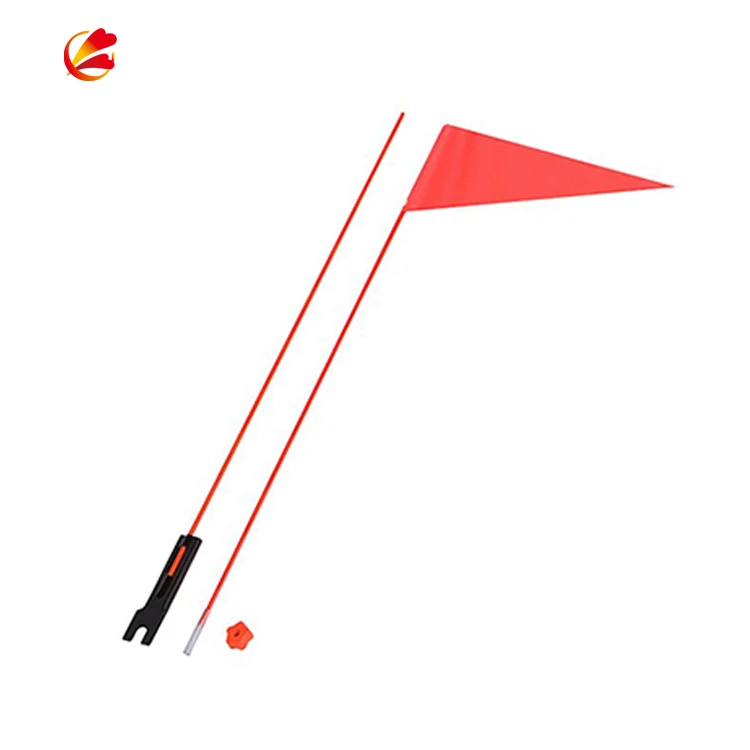 Customized in all sizes bicycle flag, high quality and cheap bike flag pole