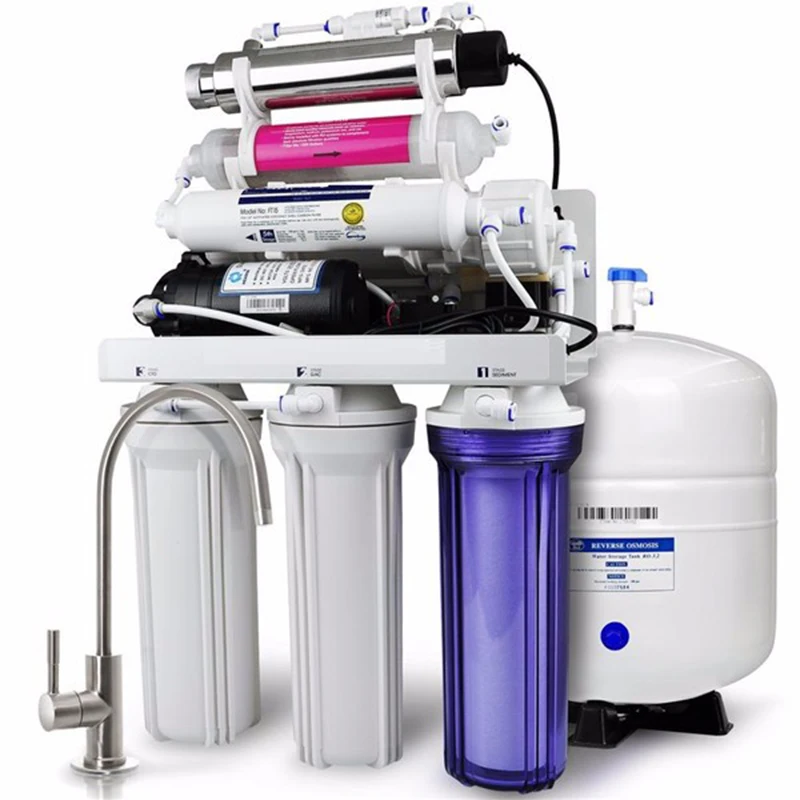 Top Home 4 stage 400GPD RO system without tank RO Osmosis Pure water purifier Filter From China