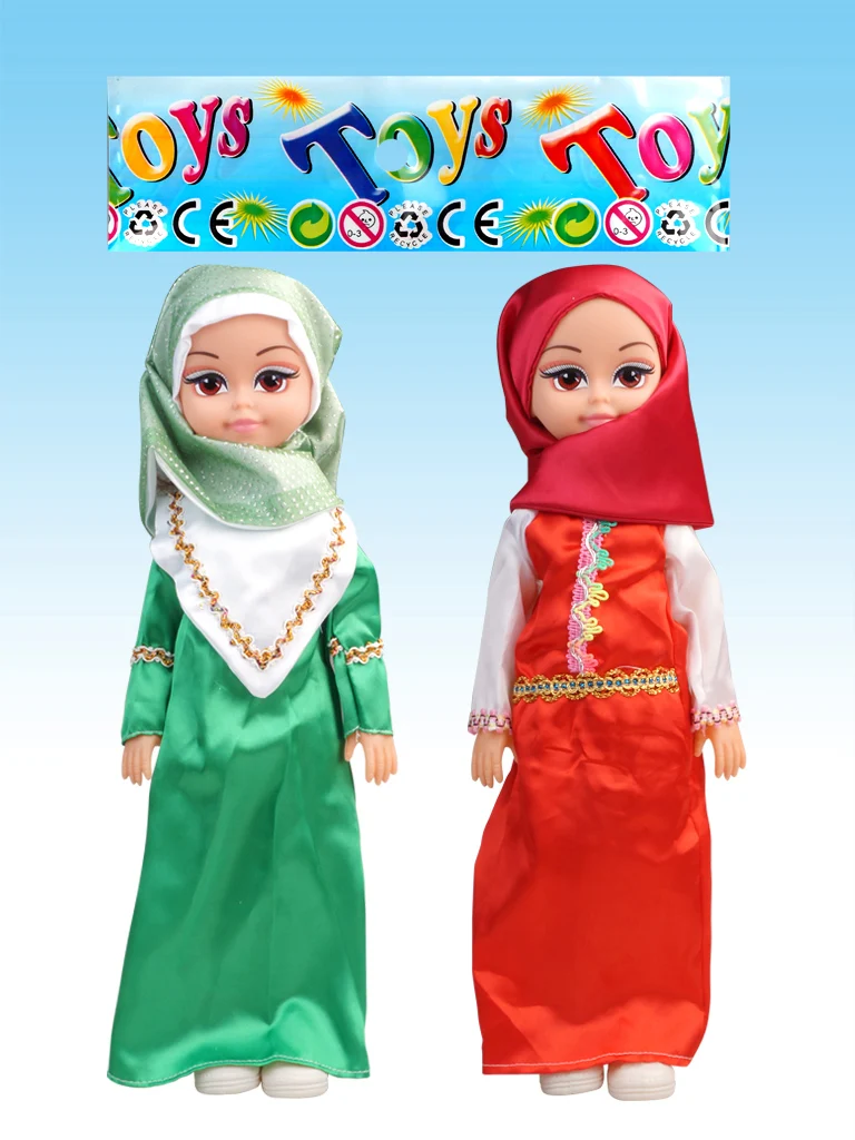 Wholesale Pretty Two Muslin Baby Dolls Fancy Design Boutique Toys For Baby Girls