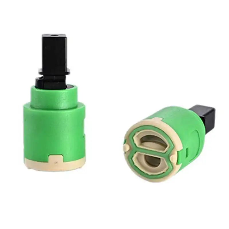 Shower faucet piano button valve core front and rear opening cold start flat opening cold and hot water mixing faucet cartridge