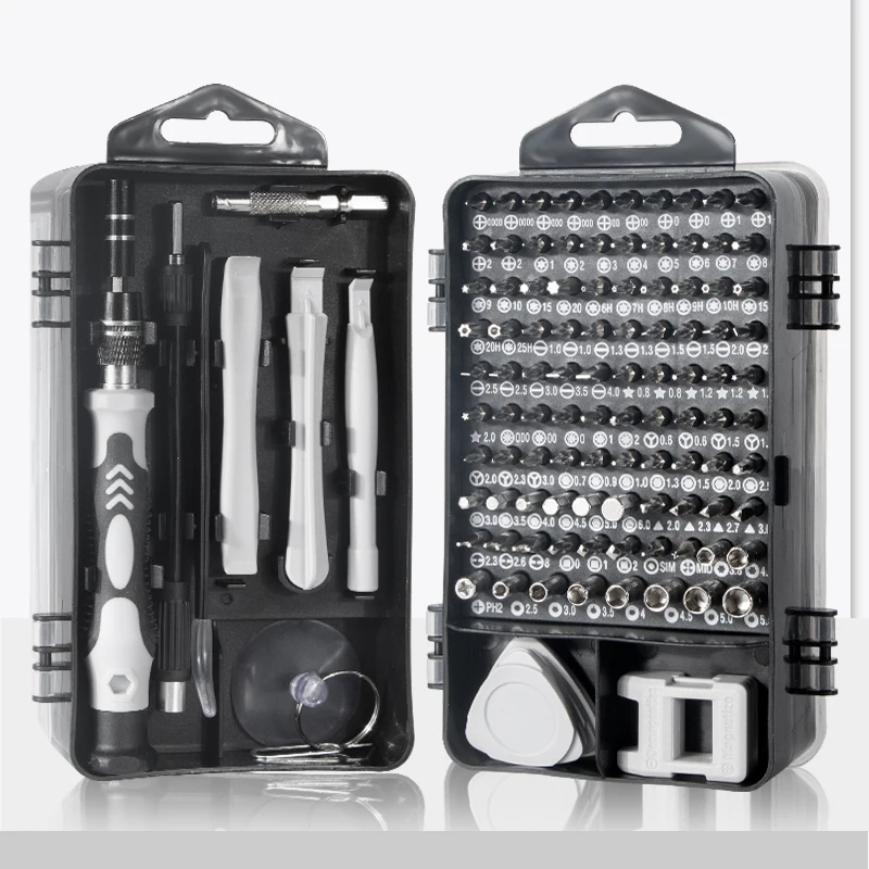 115 in 1 Precision Screwdriver Set Mini Screwdriver Set Magnetic Computer Repair Tool Kit Pc Screwdriver Set with Case