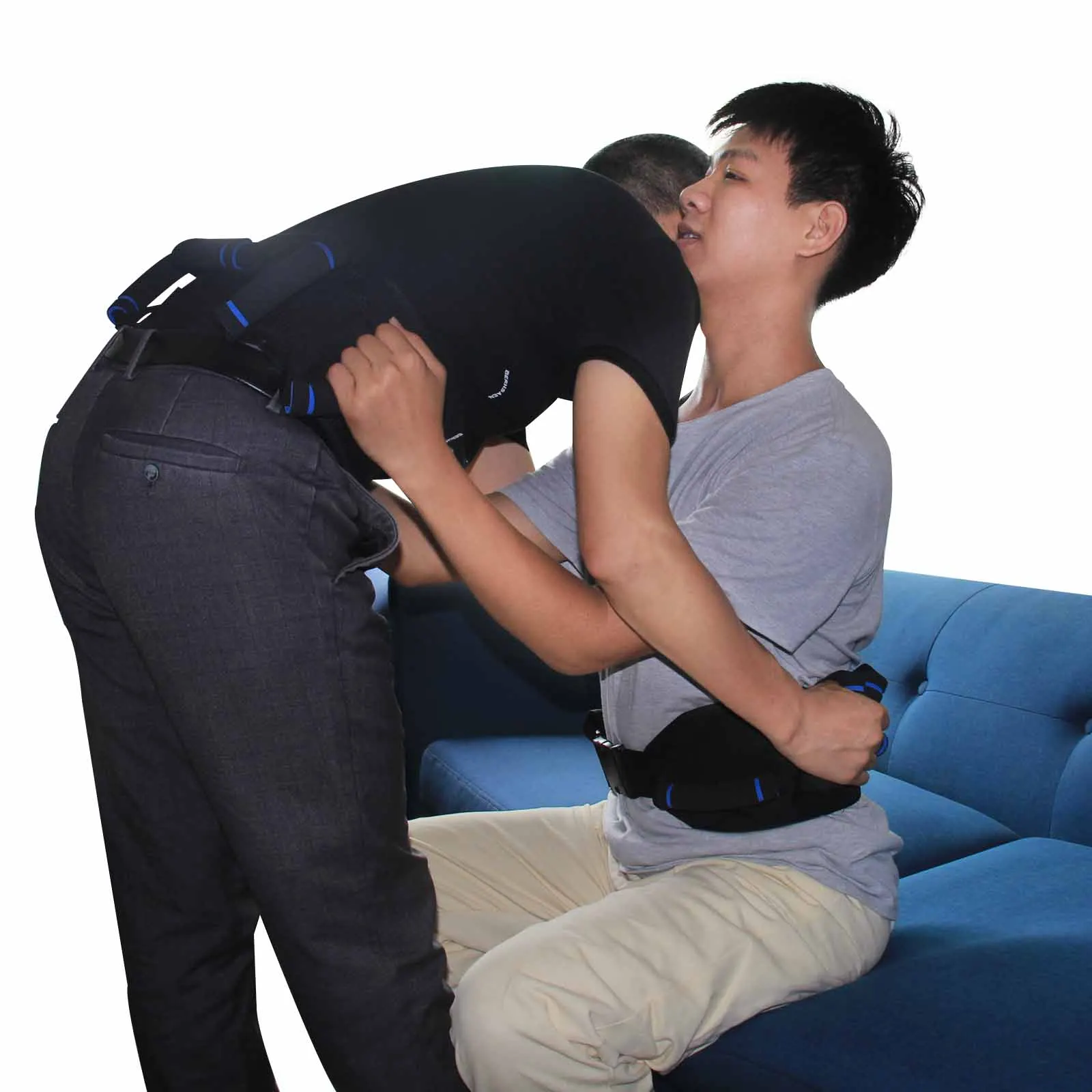 Gait belt with handles Transfer Gate belt for elderly Gait Belt with 7 Non-slipPadded Handles,Anti-slip Function Prevents Shifti