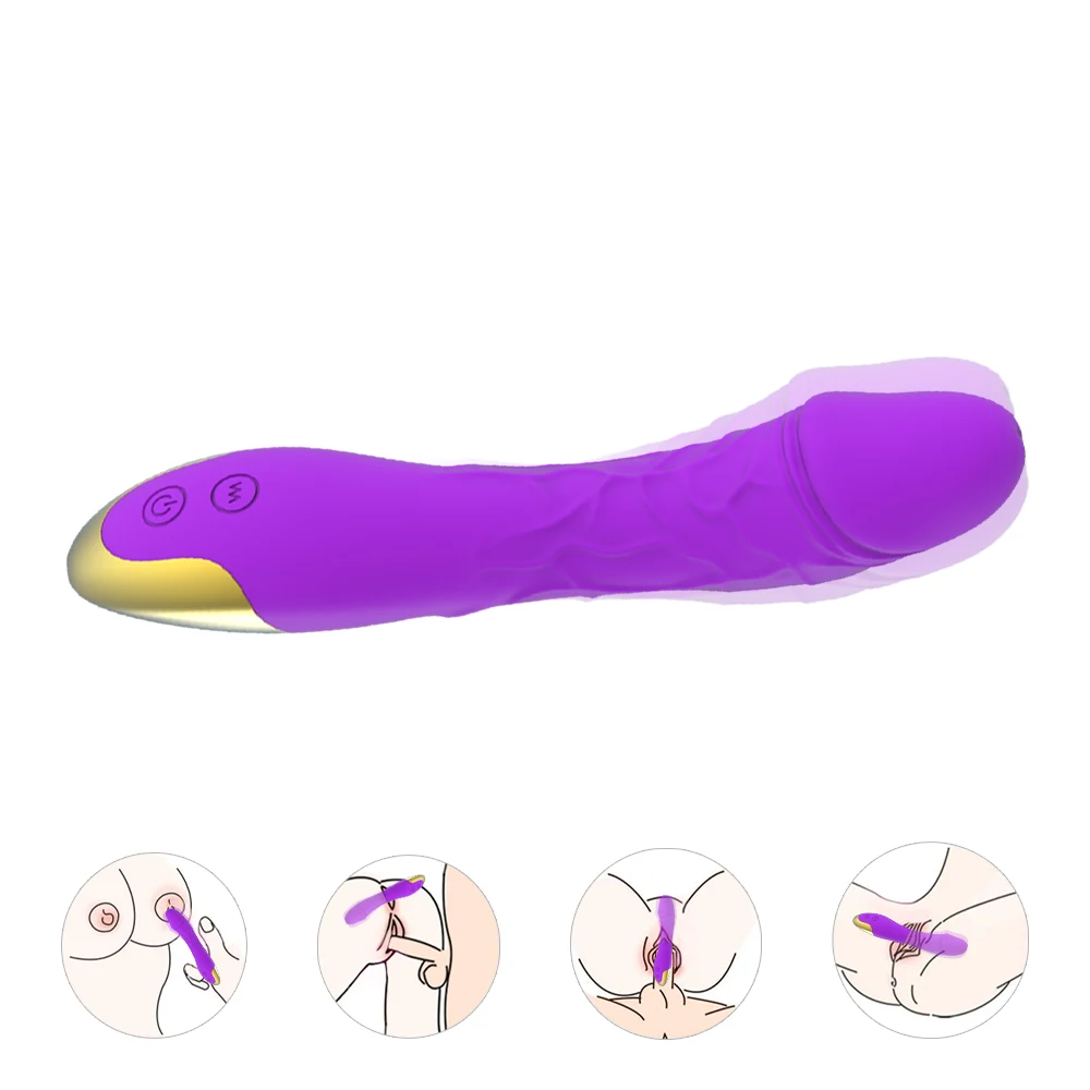 Best selling G-Spot Vibrator For Women Clitoris Stimulator Soft Silicone Realistic Dildo Vibrators Female Sex Toys For adults