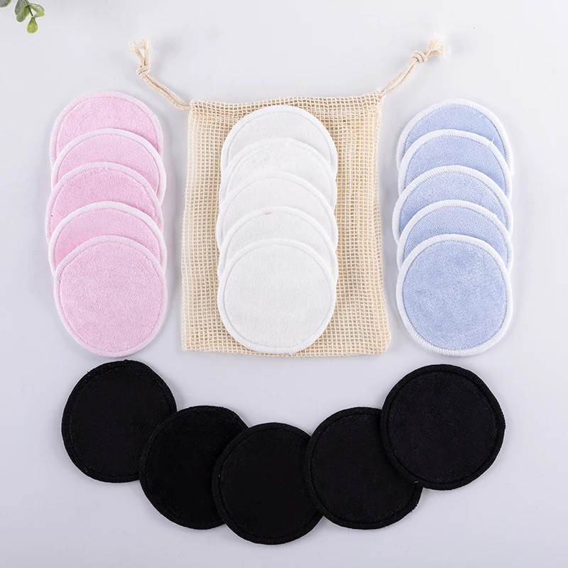 Изготовленным на заказ логосом 3 слоя 4 layres бамбук бархатные подушечки с сетчатый мешок