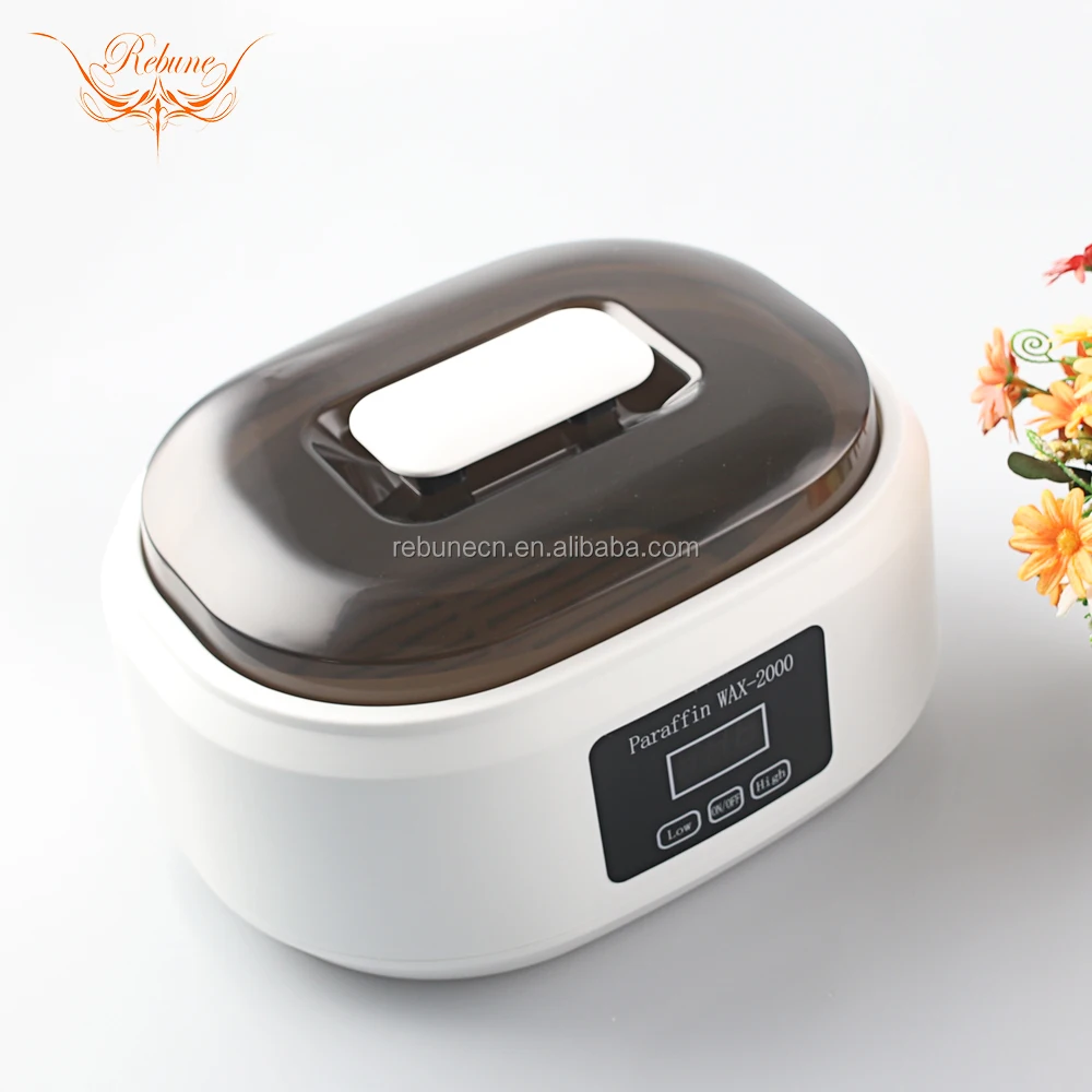 REBUNE Black Paraffin Wax Heating Machine Digital Paraffin Wax Warmer for Beauty Skin