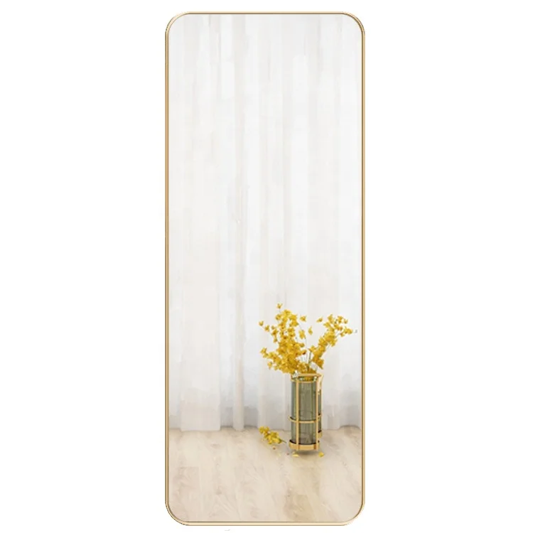 Wholesale floor mirror full length standing mirrors rectangular aluminum frame mirror