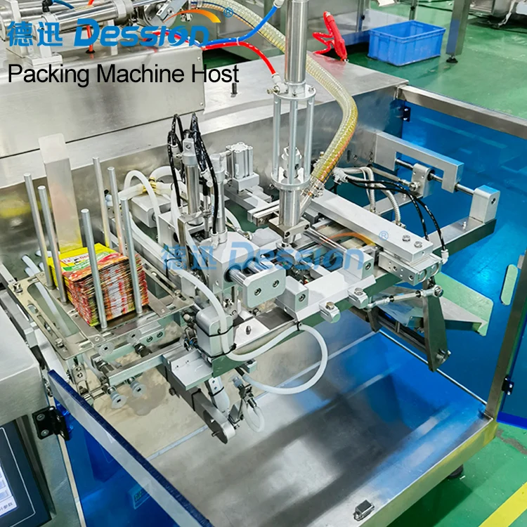 Easy Setting Fruit Flavour Jelly Sachet Filling Sealing Machine Juice Jelly Irregular Spout Pouch Filling Packing Machine