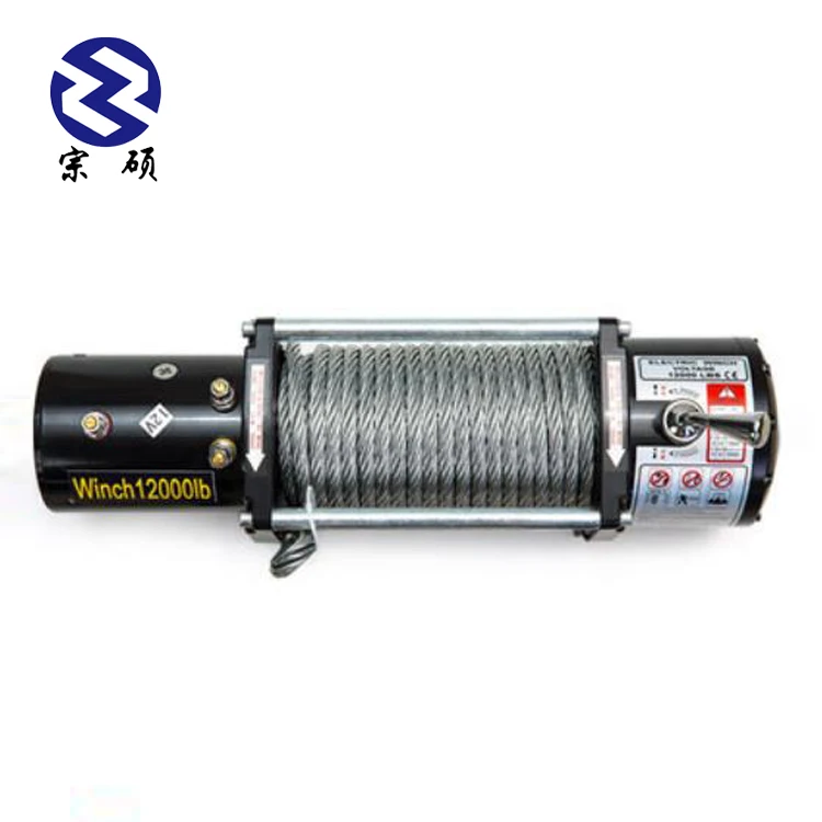 Off road 8000lbs 12V waterproof cable drums electric winch with CE
