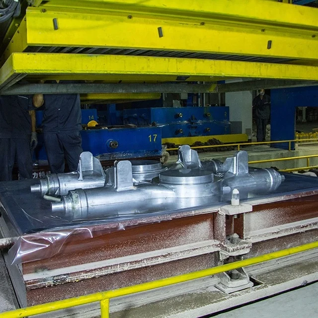 
Automatic v process line molding metal casting foundry machine 