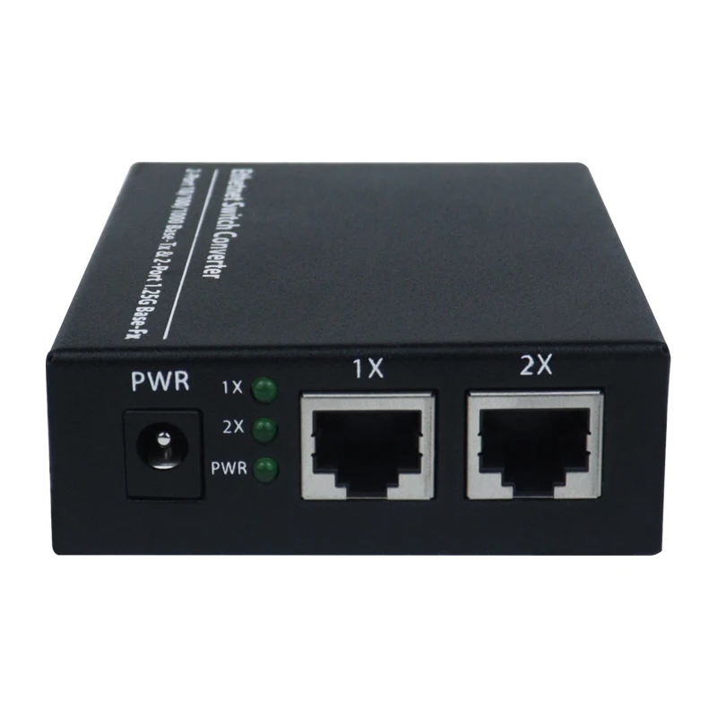 Mini switch Converter Gigagbit 2UTP+2SFP Smart Ethernet Network switch 2port media converter
