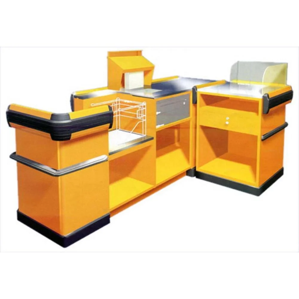 top design Cash Register Desk Checkout Counter bancone cassa super market counter cash counter top