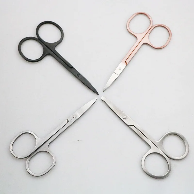 Hot sale beauty tools wholesale stainless steel beauty scissors eyebrows Make-up scissors