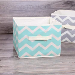 Non-woven Cloth Box Square Cloth Art Box, no cover cotton linen thickened storage box, Oxford cloth box