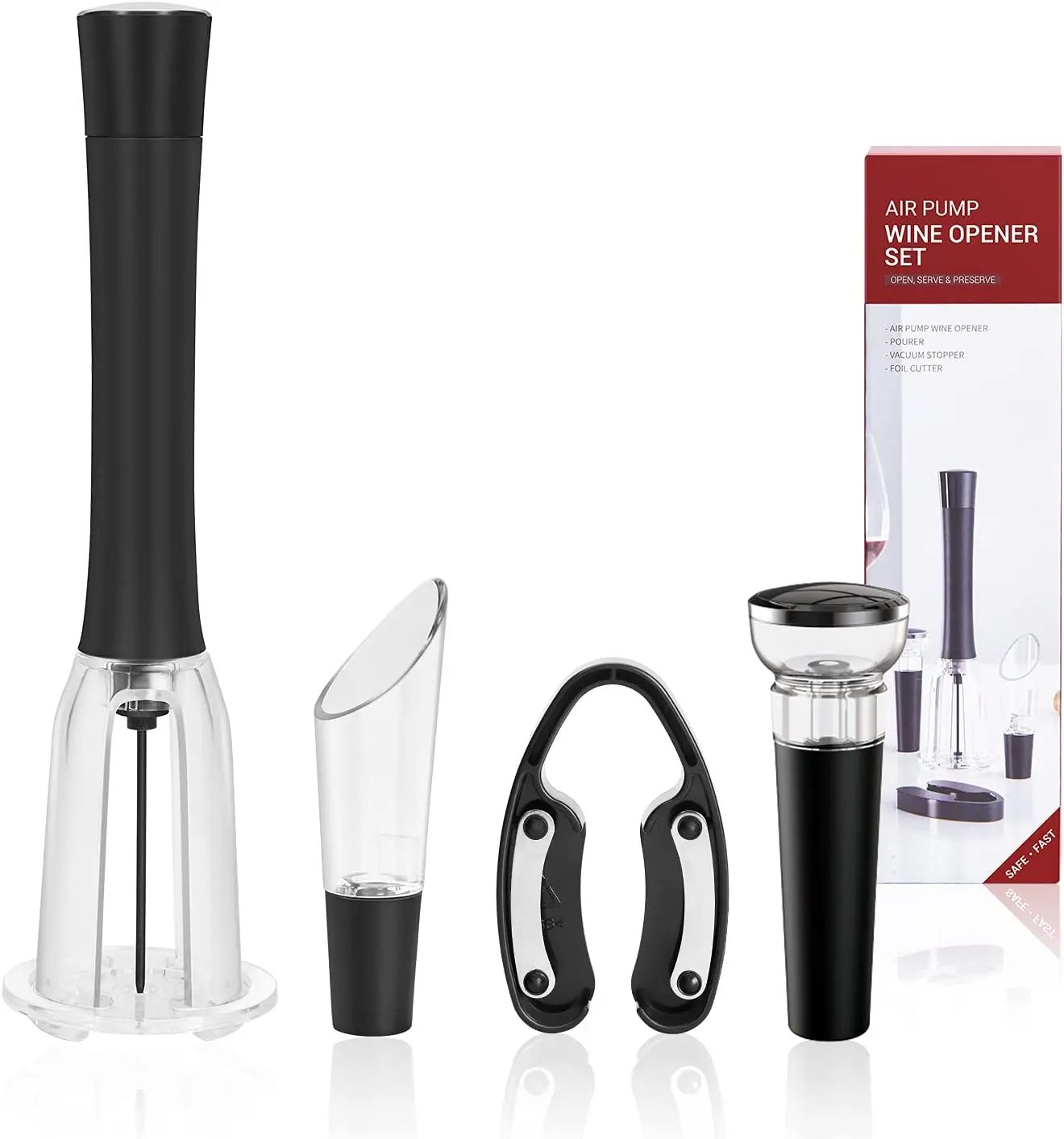 Air Pump Wine Opener Mini Wine Air Pressure Pump Opener Set Stainless Steel Needle Creative Red Wine Opener
