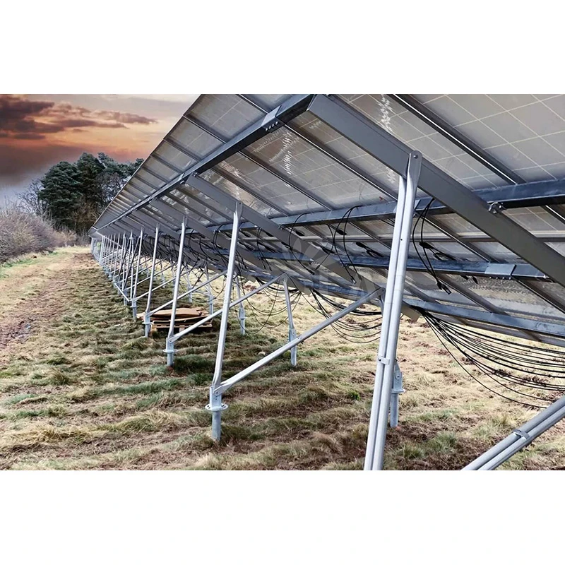 Helix Galvanized Steel Pole Anchor PV Ground Mount Q235B Steel Solar Pile Screw