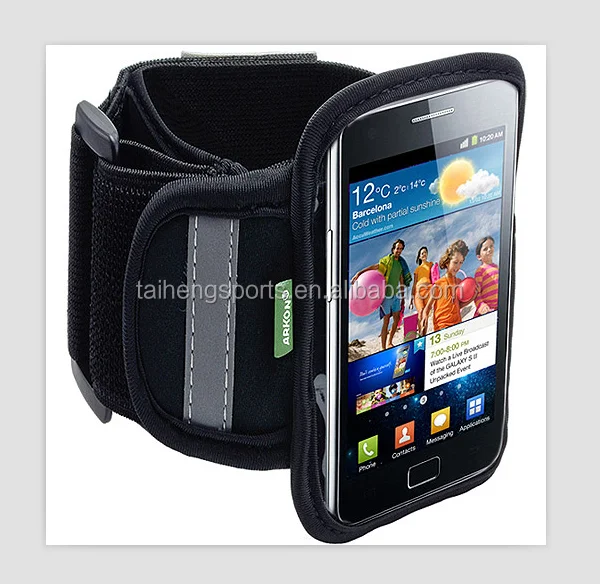 Holder Case Phone Arm Band Strap Running Workout printing  mobile Clear Cellphone Transparent  Bag Custom Zipper Pouch