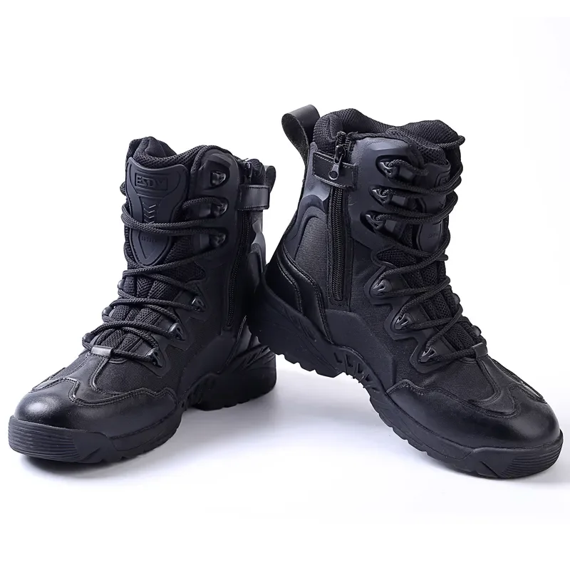 JY High-quality Breathable Durable Tactical Outdoor Shoes Mens Boot