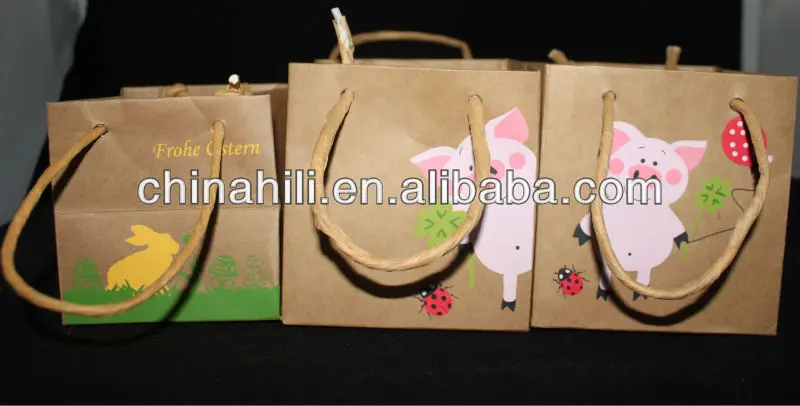 Custom printed waterproof plant pot brown kraft paper box with plastic liner bag