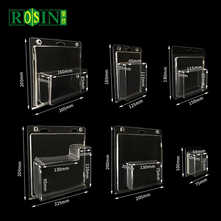 China Customized Clamshell slide card plastic Blister Packaging PVC Clear Paper Toy Car Blister Packaging with holes handle