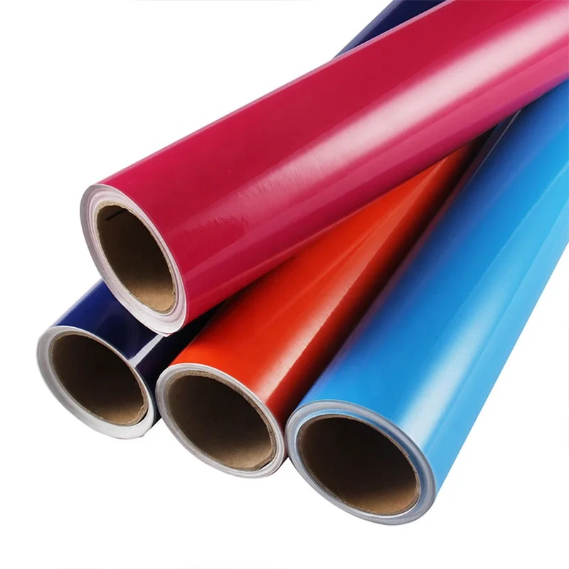 Anolly Bubble free color cut vinyl  Wholesale Waterproof Matte Colorful Cutting Vinyl Sticker Color Cutting Plotter Vinyl Rolls