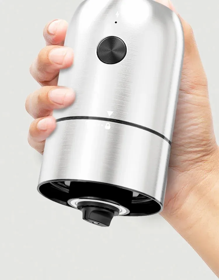 Adjustable Grind Settings Electric Ceramic Conical Burr Coffee Grinder Portable & Travel Friendly Whole Bean Mill