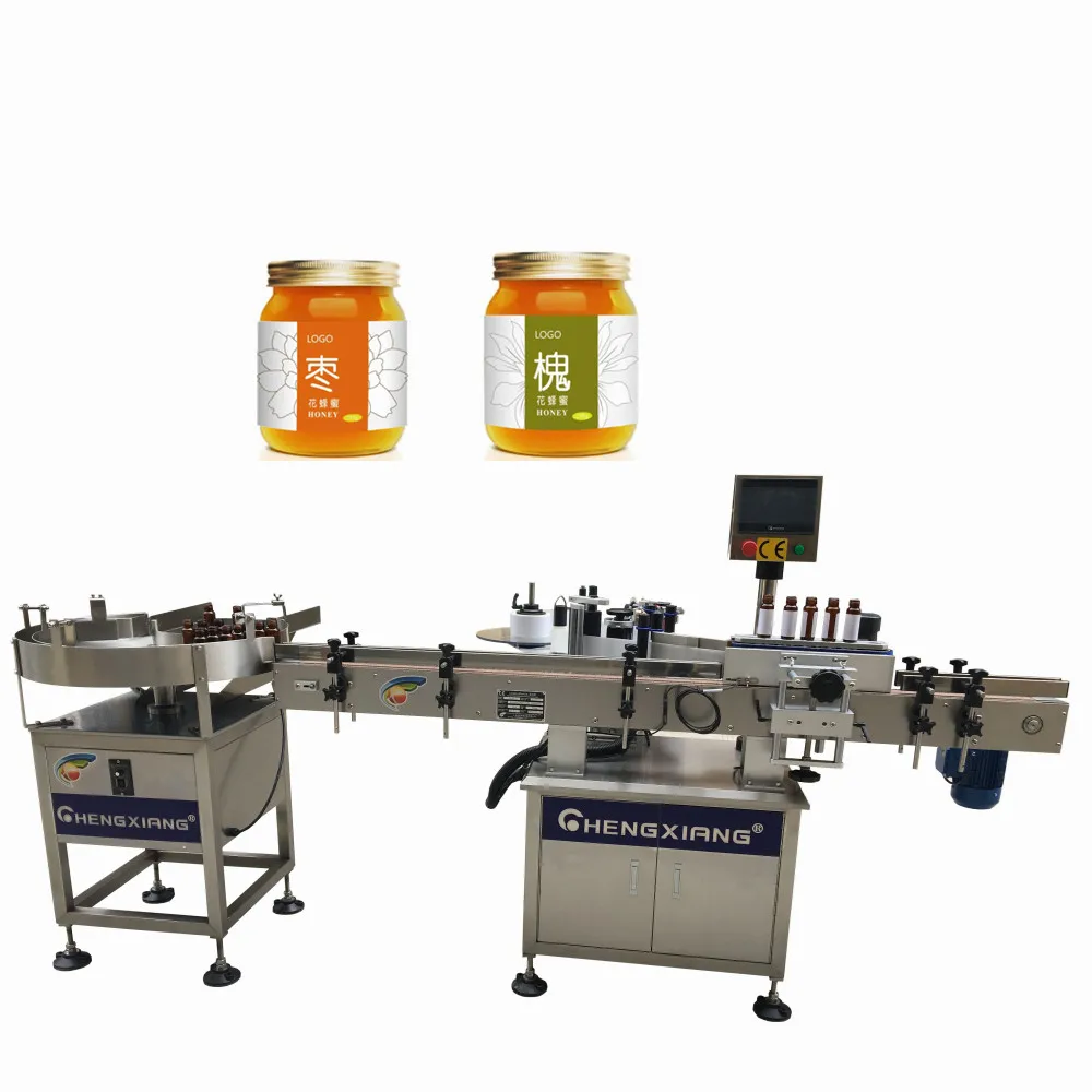 Round bottles automatic round bottle sticker labeling machine