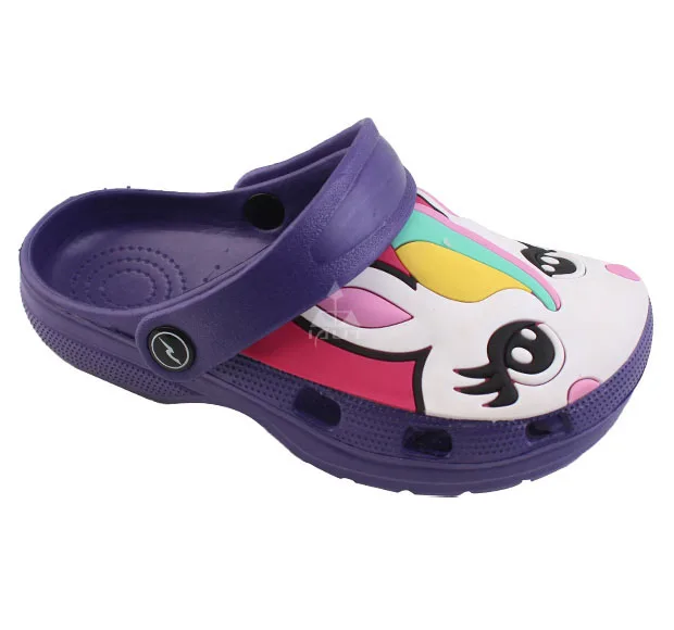 Children Mules Clogs Kids Summer Garden Shoes Girl Boy Beach Shoes Candy Color Hole Baby Shoes