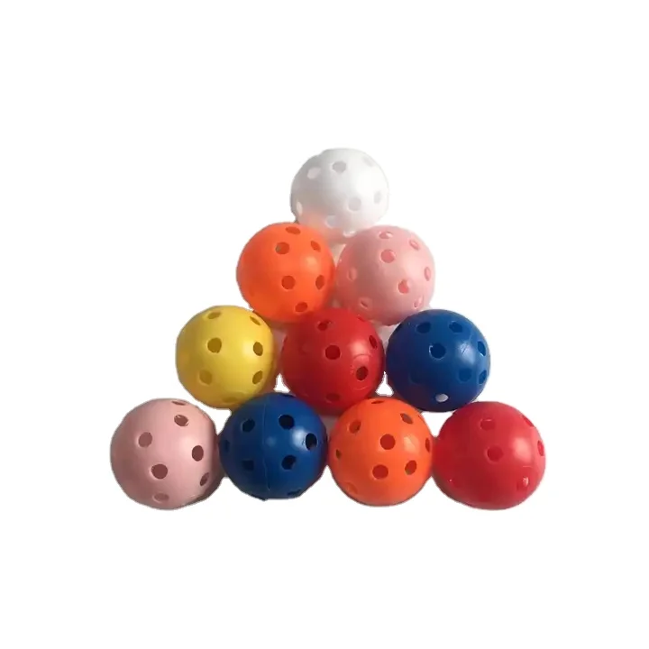 Top Quality Golf plastic practice golf balls air flow ball golf swing trainer aid