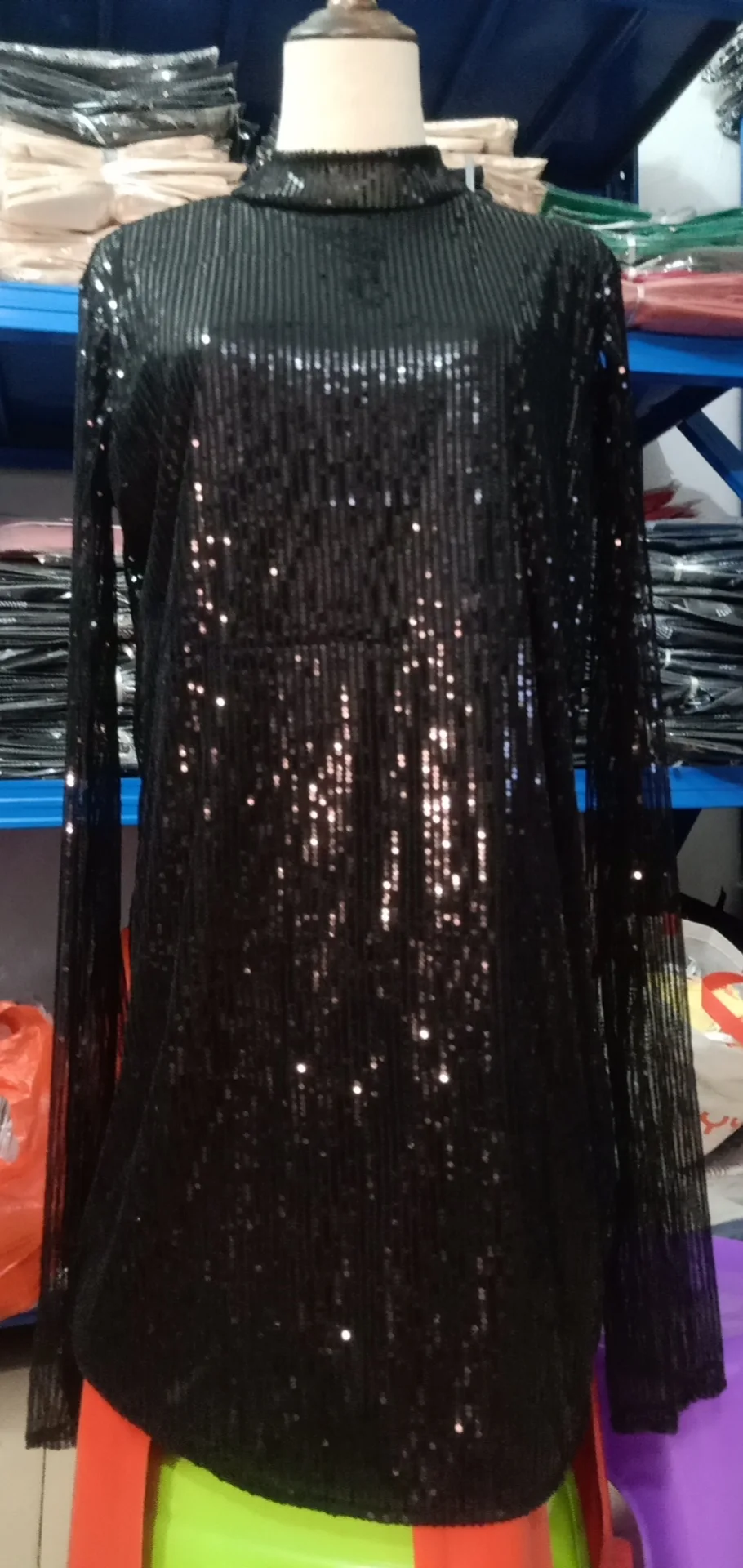 2024 New Plus Size Elegant Sequin Embellished Dresses Short Bling Evening Party Dress for Women Bridesmaid Wedding Party Dress