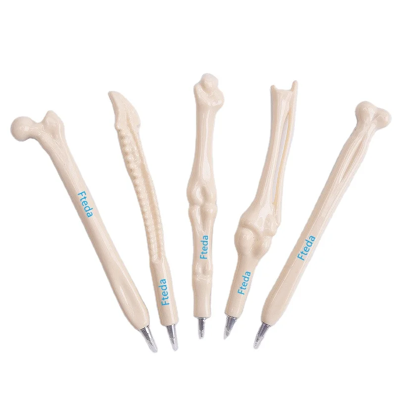 Novelty Promotion Student Bone Pen Custom Logo Pen Bone Medical Bone Shape Pen