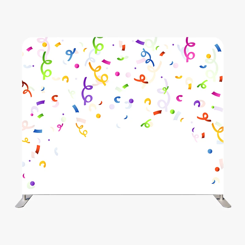 2024 hot sale custom wholesale background decorations party backdrop wall birthday booth 10ft