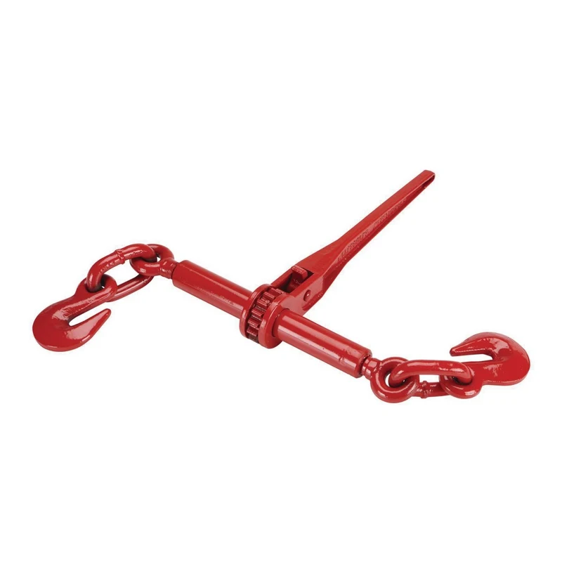 best 5/16'-3/8'  harbor freight heavy duty Red ratchet type load binders