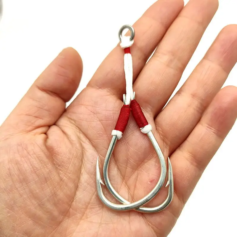 Wholesale Addictpro manual binding of high-quality slow jigging hooks imported from Japan assist hooks 1/0-5/0