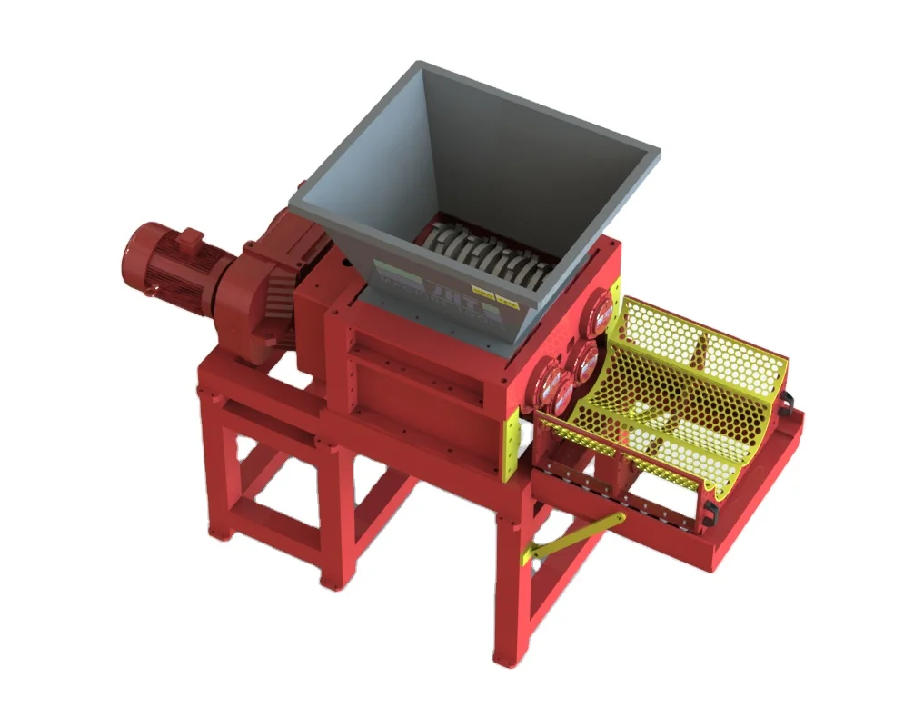 China Plastic Machinery Fair Pvc Pp Pe Big Plastic Pipe Board Profile Material Shredder Crusher Recycle Machine