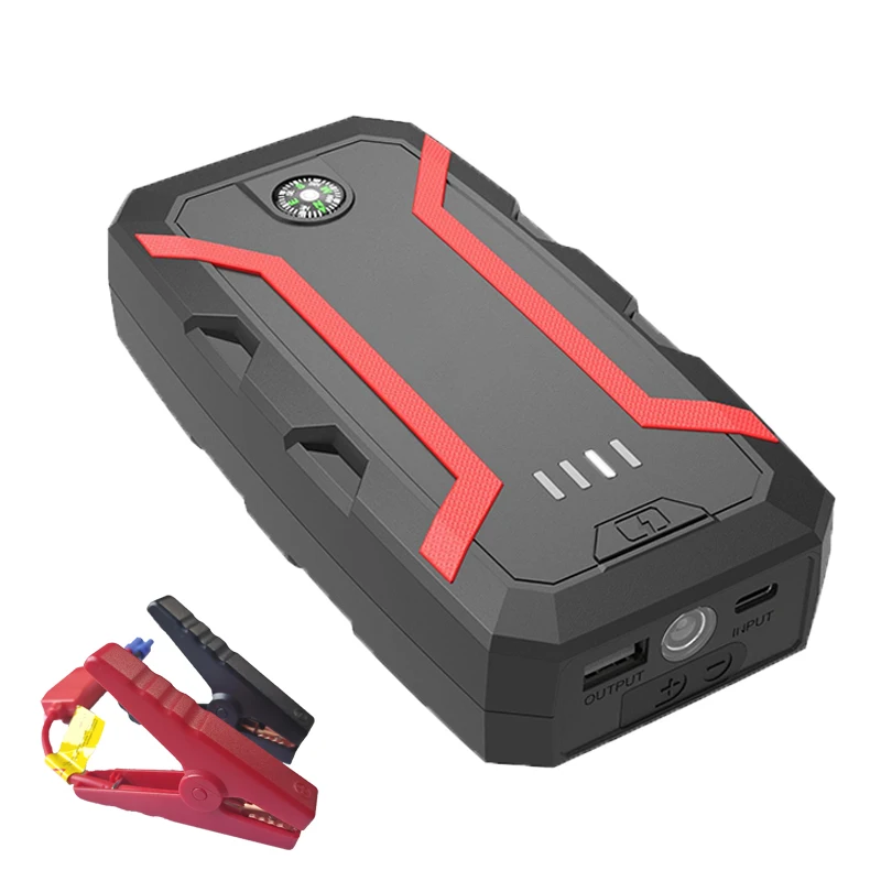 Hot Selling Portable Car Jump Starter 2 USB Battery Jump Starter For Up To 6.0L Gasoline Or 4.0L Diesel Engines