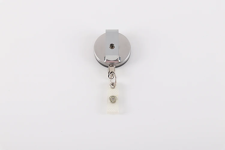 Carabiner Reel Clip Retractable Badge Holder Key Ring For ID Card Key Keychain Holders