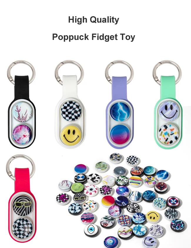 Новинка, игрушка-антистресс Pop Puck, набор для снятия стресса, тянущиеся игрушки-трубки, красочные сенсорные игрушки